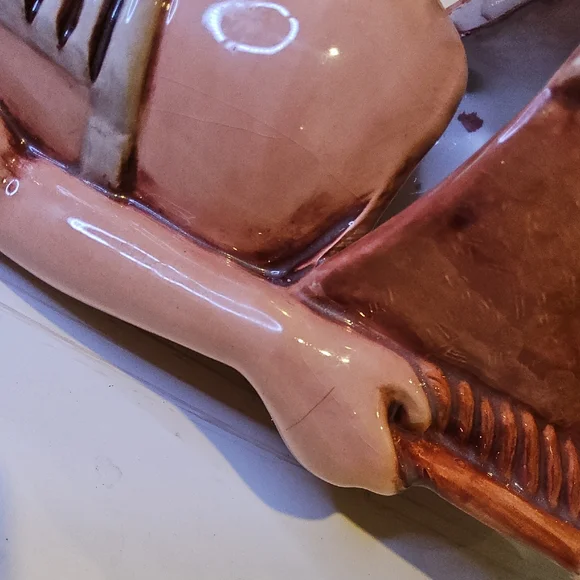 1980 Sittre Ceramic Native American Figurine Statue Decorative Planter - Picture 11 of 11